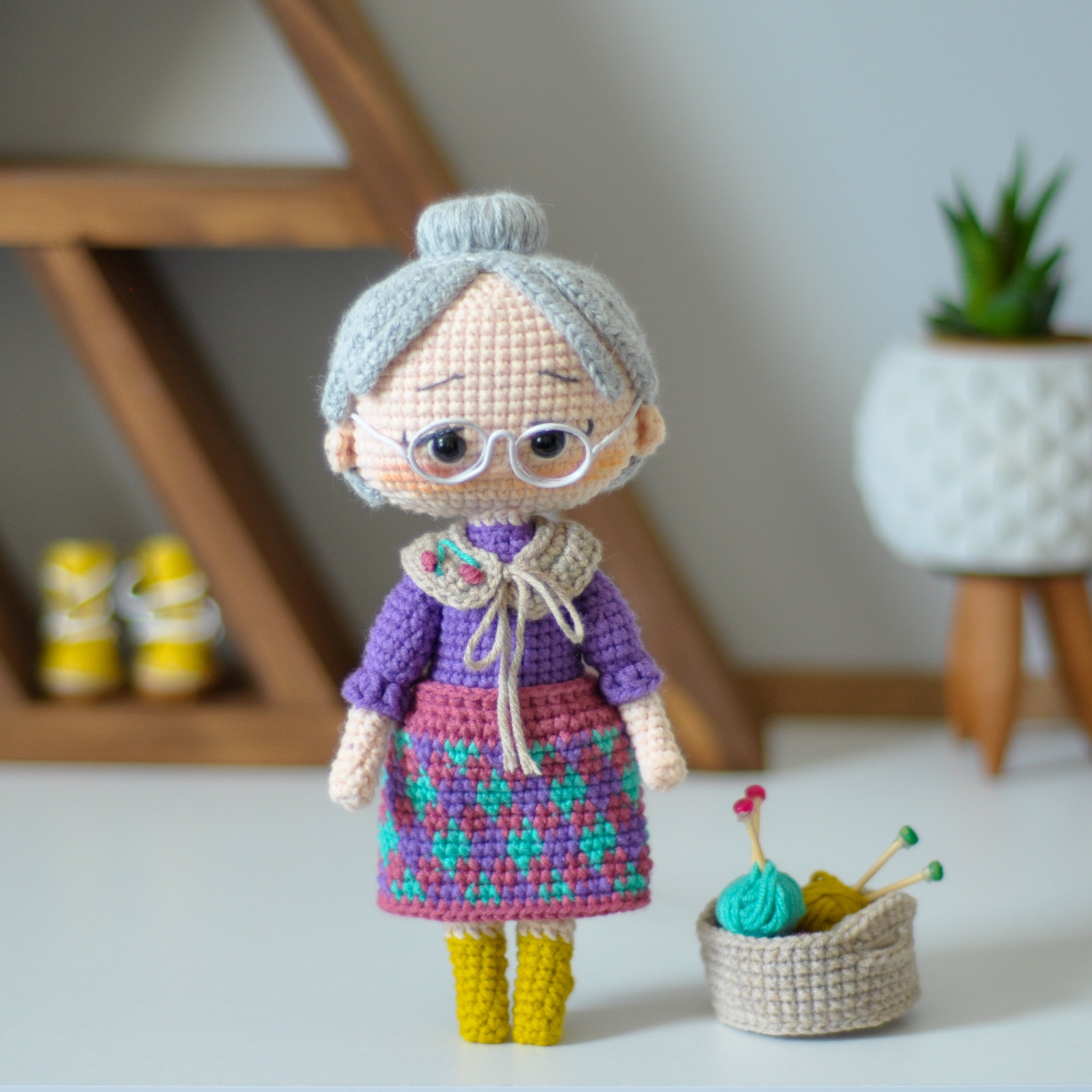 Amigurumi Grandma English Pattern - Etsy