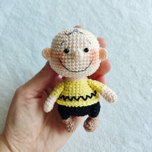 Amigurumi Crochet Pattern_ Keychain  Classic Cartoon Dolls Pattern_ Handmade Classic Cartoon Character Mini dolls _ English PDF Tutorial