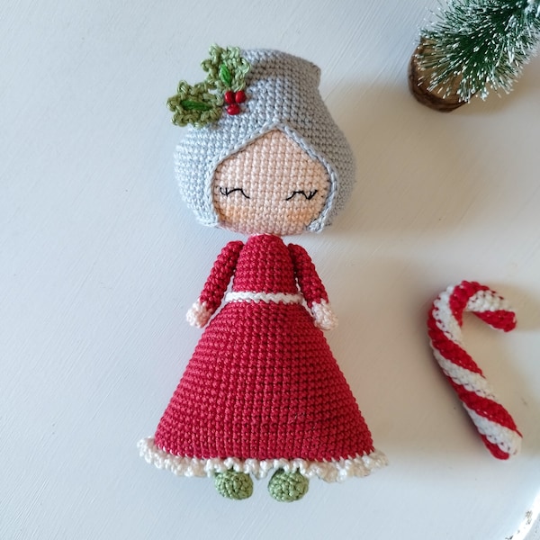 Amigurumi Noel mom doll English pattern