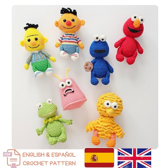 Amigurumi BUNDLE 7-in-1 Colorful Street Friends Crochet Pattern