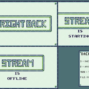 Animated Twitch Backgrounds Overlay Retro Zelda Theme