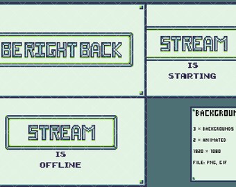 Animated Twitch Backgrounds Overlay Retro Zelda Theme