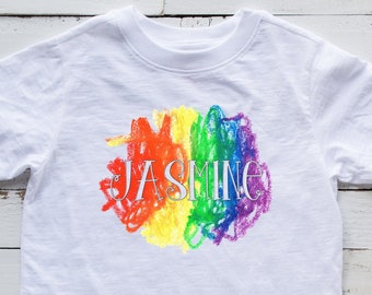 Personalized Back to School Shirt | Preschool Back to school | Kids Crayon T-shirt