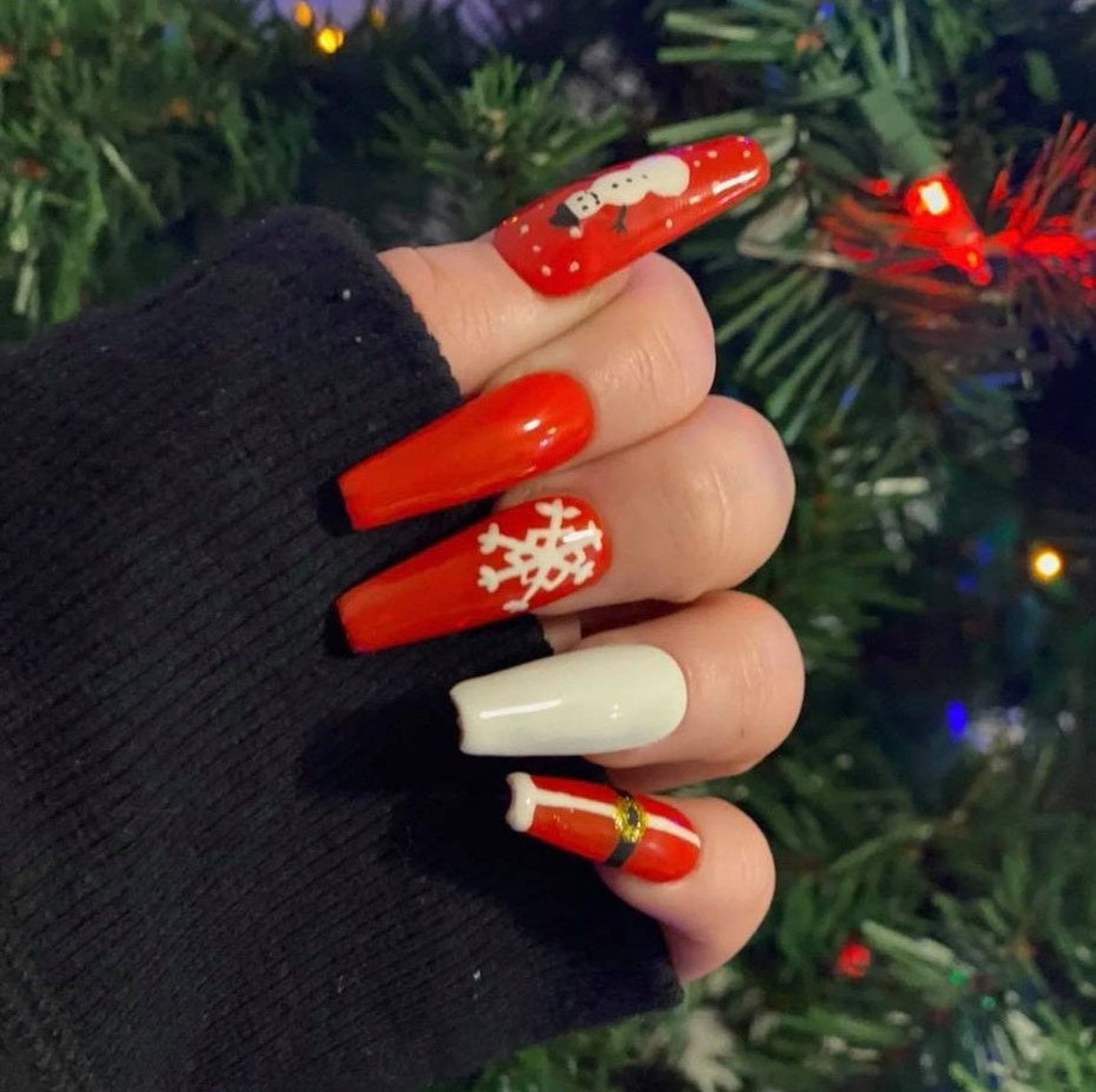 Press On Nails Christmas 