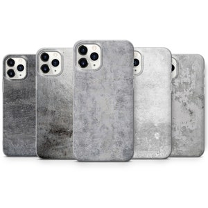 Concrete Phone Case Cover for iPhone 7, 8+, XS, XR, 11PRO & Samsung S10, S20, A9, J6, HUAWEI P20 P30 Pro R71