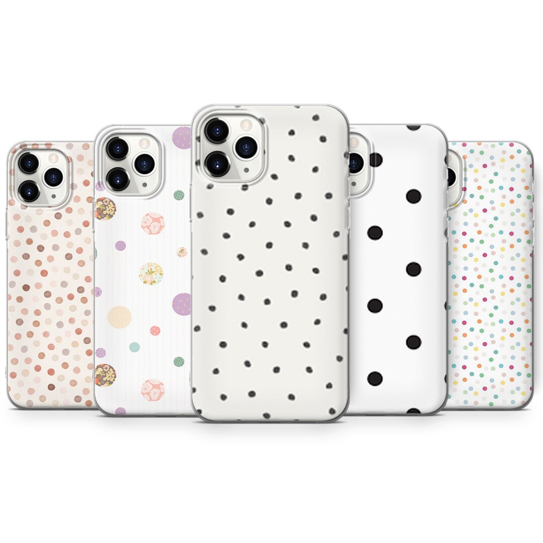 Polka Dots Phone Case Cover for iPhone 7, 8+, XS, XR, 11PRO & Samsung