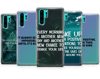 Life Quotes Phone Case: Elegant Soft TPU Gel Cover