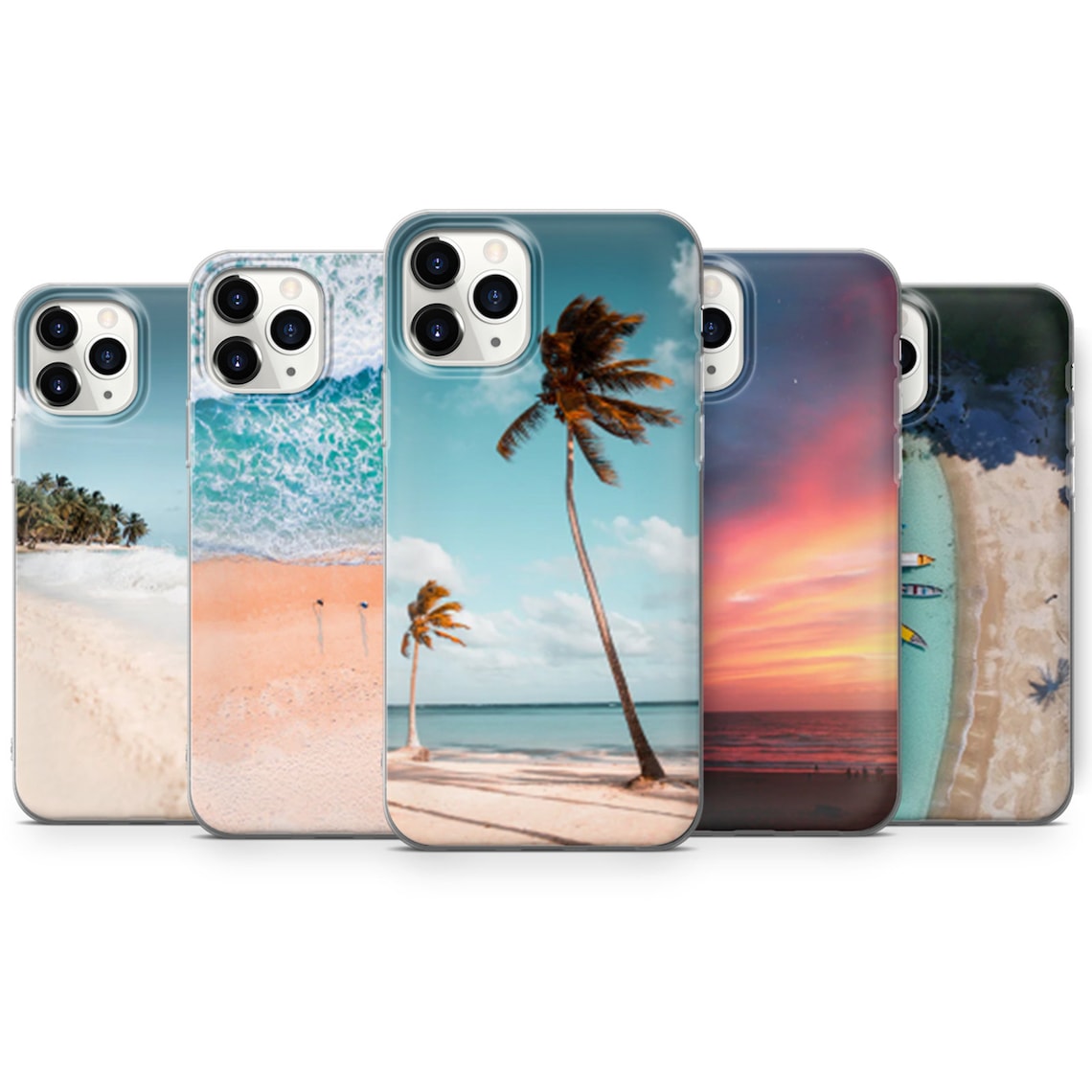Beach Phone Case Cover for iPhone 7, 8+, XS, XR, 11PRO & Samsung S10