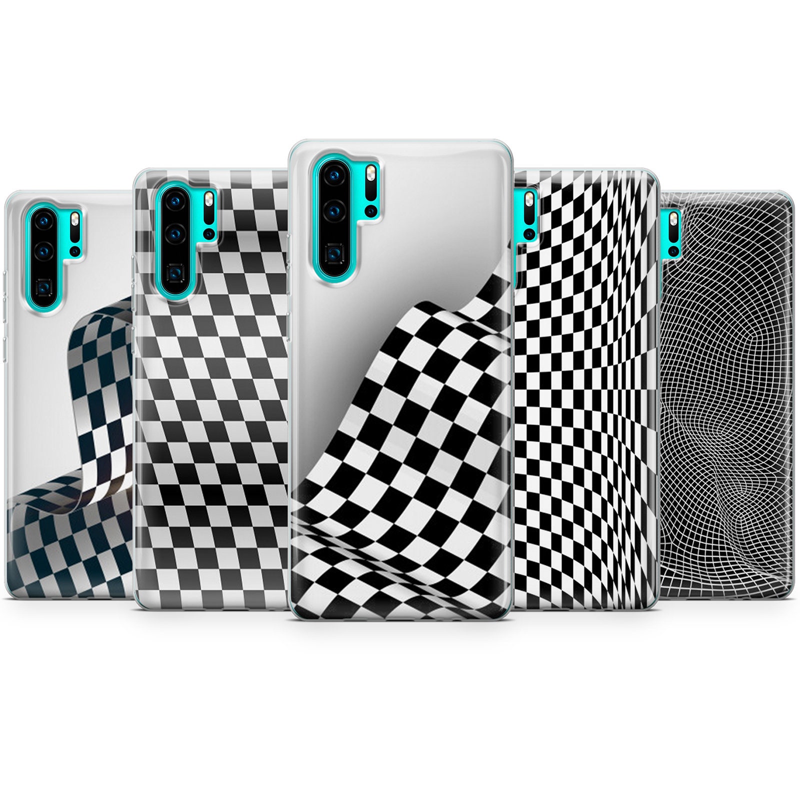 Black and White Radish Phone Case Cover for iPhone 7, 8, XS, XR, 11PRO