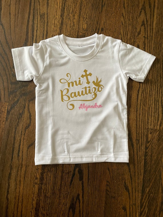 Mi Bautizo Shirt My Baptism Shirt Etsy Finland