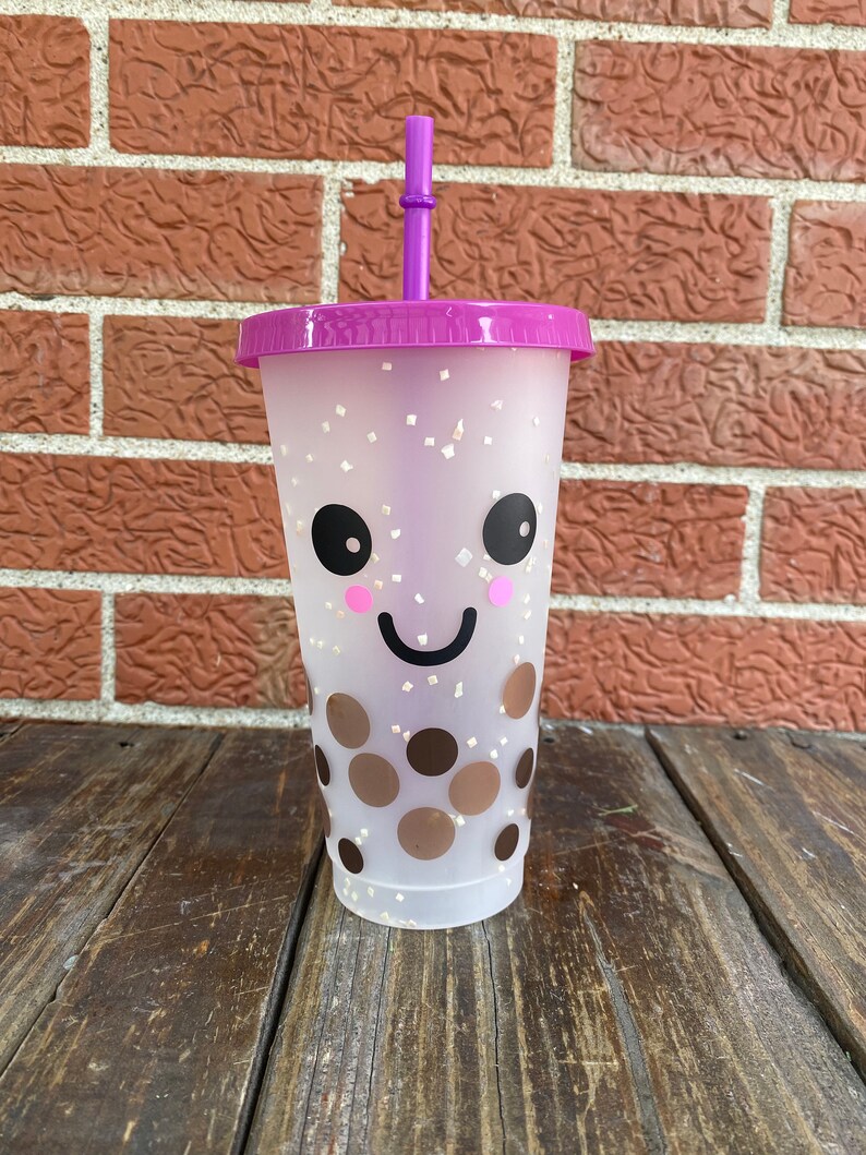 Bubble Tea Boba Tea Starbucks Cup, Bubble Tea Cute, Boba Tea Etsy