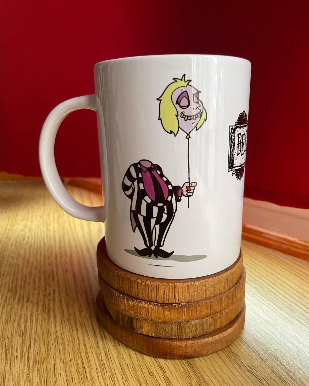 Beetlejuice, Beetle Juice, Beetle Juice Coffee Mug, Beetle Juice Mug Etsy