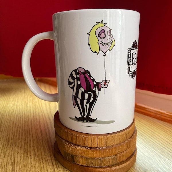 Beetlejuice, Beetle juice, Beetle juice coffee mug, beetle juice mug