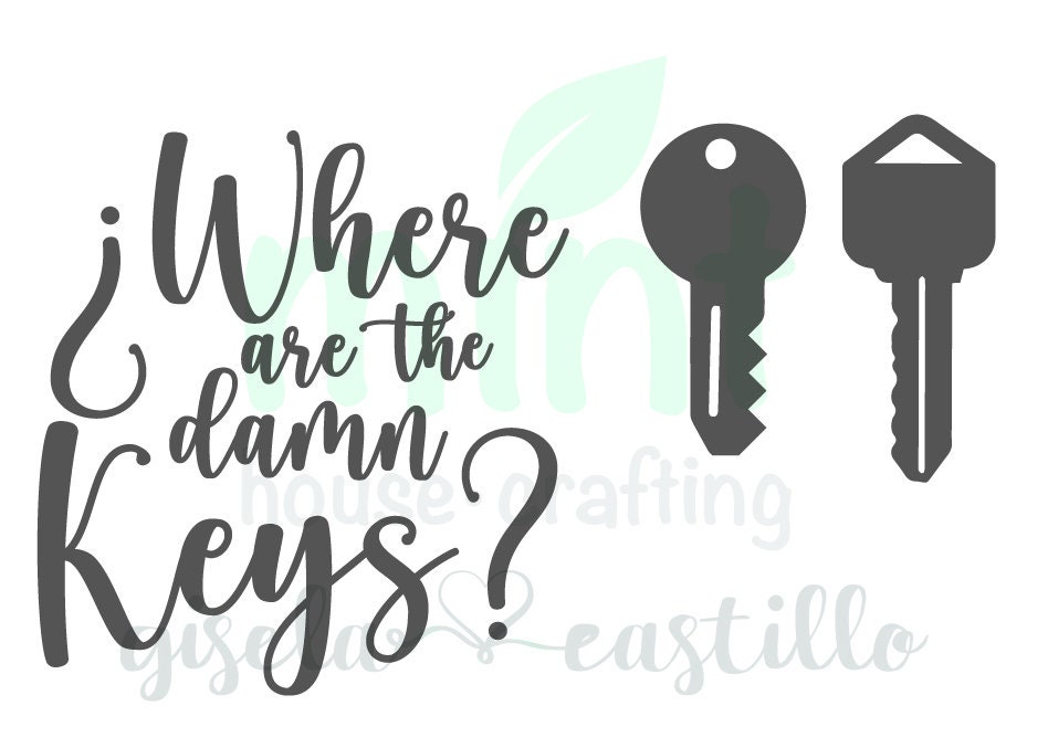 Key Rack Decal Keys Holder, Key Decal, Key Wall Decor, Home Diy, Vinyl Decal, Llaves ...