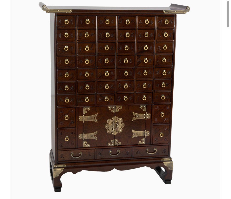 Wunderschöner asiatischer Apotheker Medizinschrank. Fabelhafte | Etsy