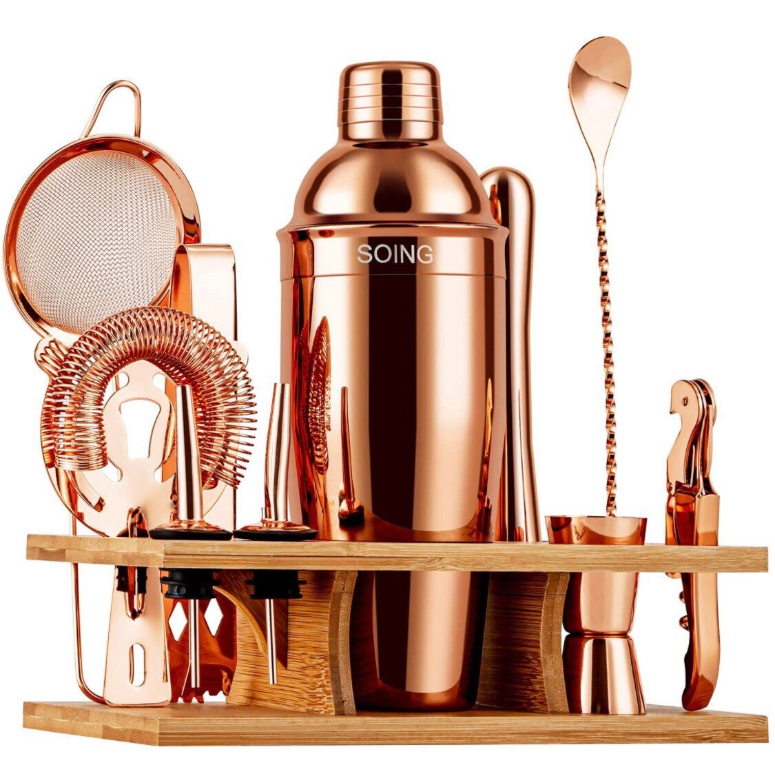 Copper barware set. Mixing kit. Bar supplies Etsy