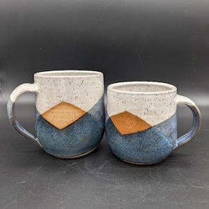Speckled Multicolored Ceramic Blue Ridge Mountain Mug