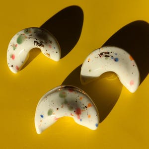 Ceramic Fortune Cookies Desk Decoration