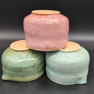 Handmade Ceramic Matcha Bowls/Chawan/salad dressing mixing/mushroom coffee bowls