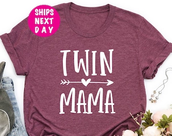 Twin Mama Shirt, Mom Of Twins Shirt, Mom Shirt, Mom Life Tee, Gift For Mom, Gifts For Mom, Twin Gifts, Mothers Day Shirt, Mothers Day Gift