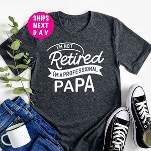 Professionelles Papa Shirt, Opa T-Shirt, Vatertagsgeschenk, Papa Shirt, Geschenk für Opa, Vatertagsshirt, Geschenk für Papa