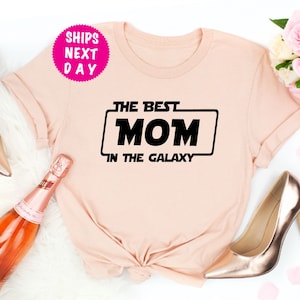 Beste Mutter in der Galaxie, Mutter Shirt, Muttertagsgeschenk, Muttertags Shirt, mandalorianische Familie T-Shirt, Geschenk für Mama, Mama Shirt, Shirt für Frauen