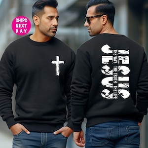 Jesus The Way Christian Hoodie: Bible Verse Sweatshirt