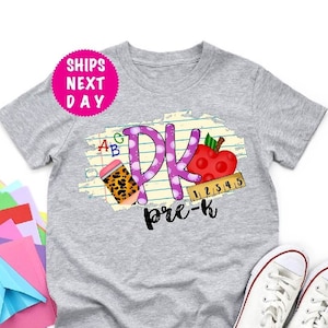 Pre K Shirt, Back To School T Shirt, Preschool Tee, First day Of School, Pre K Teacher Shirt, Girls Back To School, Boys Back To School