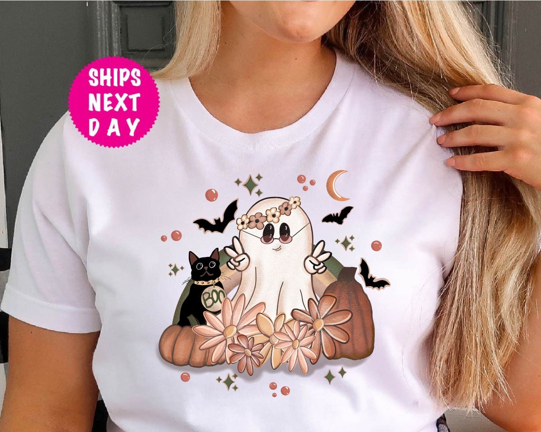 Halloween Spooky Shirt Vintage Halloween Shirts Halloween Etsy