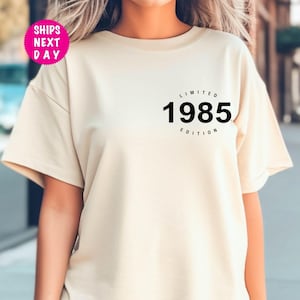 40th Birthday Gift Shirt, Limited Edition 1985, 40th Birthday Shirt, Birthday Gift for him and her, 40th Birthday Present, Unisex Sweatshirt