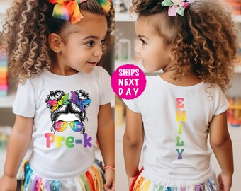 Personalized Little Miss Student Shirt, Pre-K to Sixth Grade Tee, Back to School Girl