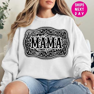 Western Mama Sweatshirt, Cowgirl Rodeo Western Sweatshirt, Ranch Sweatshirt, Trendy Country Sweatshirt, Western Mom Hoodie, Mothers Day Gift