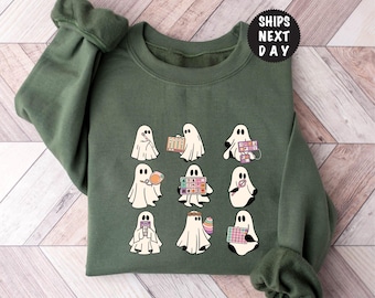 Halloween Speech Therapy Sweatshirt, Funny Speech Therapist Hoodie, Spooky SLP Ghost Crewneck