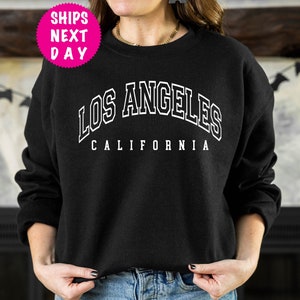 Los Angeles Sweatshirt Los Angeles California Crewneck - Etsy