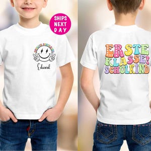 My First Day of School T-Shirt, School Enrollment Shirt with Custom Name, Back to School Gift 2025, School Enrollment, Back to School Shirt