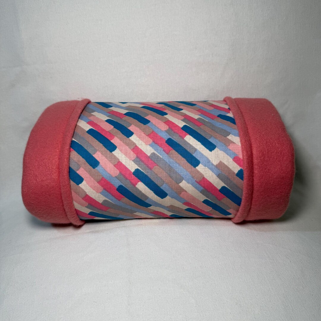 Photo inspiration: Visual Reference: Carmine Pink Stripe Pink Blue Fleece Tunnel Hideaway Large For
