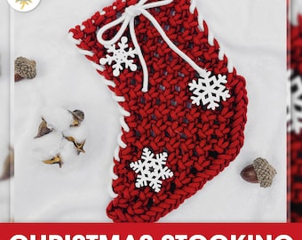 Macrame Pattern Christmas Stocking : Beginner-Friendly PDF Tutorial