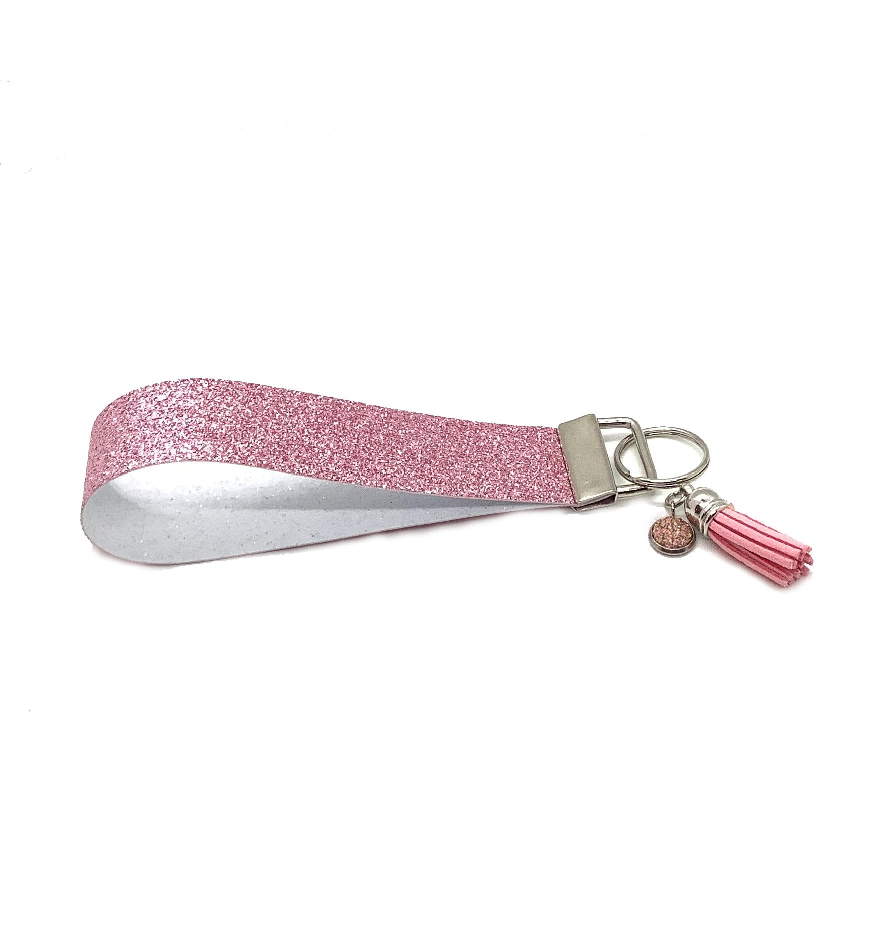 Assorted Glitter Keychain Key Fob Keychains Safe Keyrings Protection