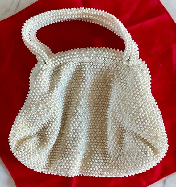 Corde Bead Purse 1940 s 1950 s