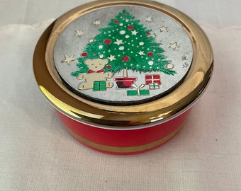 Christmas Chokin Covered Box - 24K Gold Trim - HiMARK