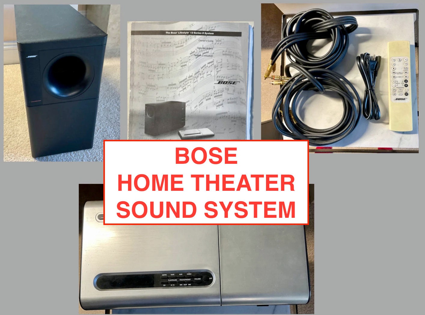 Buy Vintage: Bose Lifestyle 12 Series II Surround Sound System 