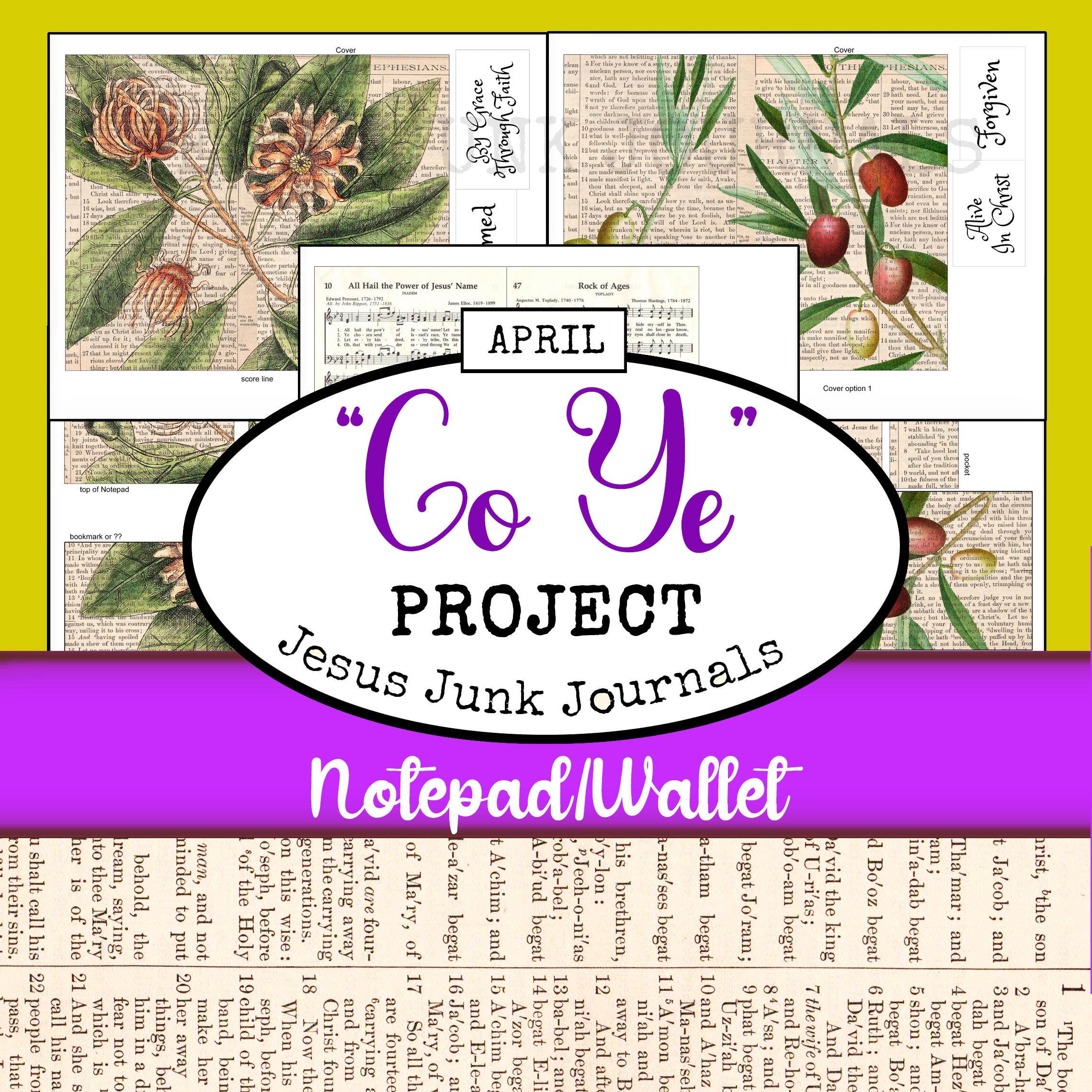 April Go Ye Project-wallet/notepad - Etsy