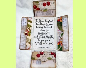 Cherries Set of Ephemera for Junk Journals