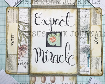 EXPECT A MIRACLE Folio Add-On Kit by Pam Sledd of Jesusjunkjournals