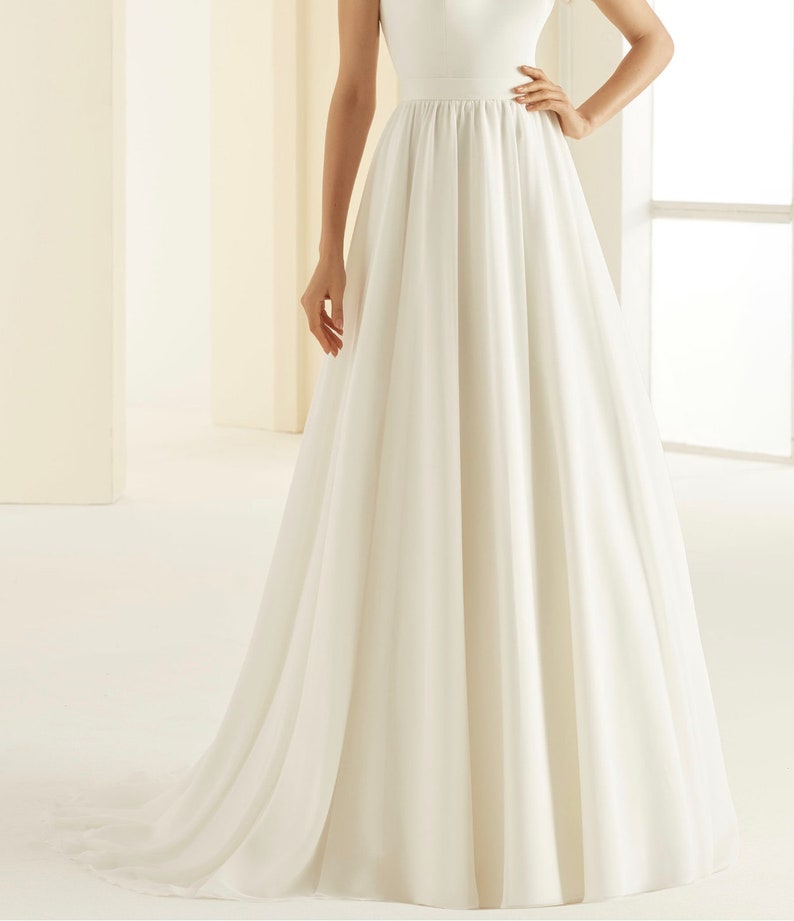 Bridal Skirt Ivory Bridal Skirt Wedding Dress Bridal Etsy UK