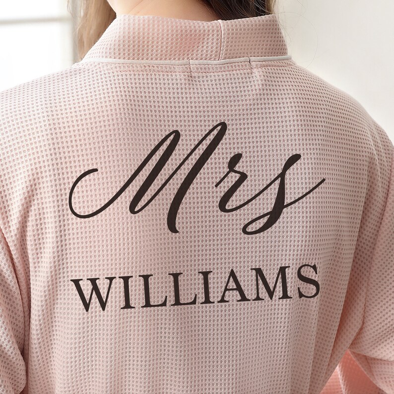 Bride Robe Personalized Bridal Party Monogram Robe Bride Robe Etsy