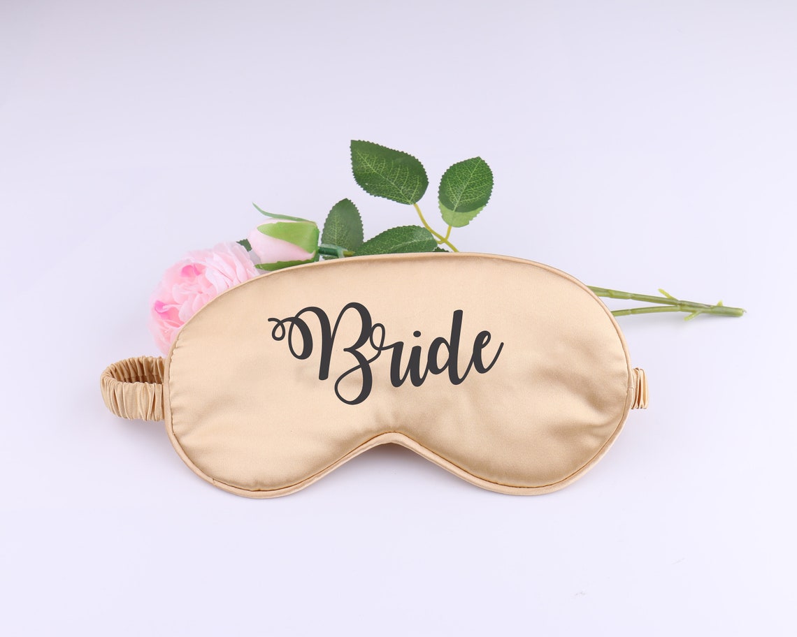 Personalized Satin Sleeping Eye Masks Blindfolds Your Custom Etsy