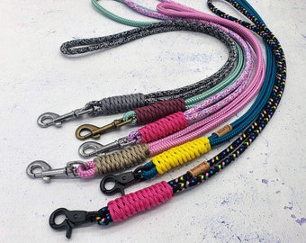 Rope lanyard, gift for boyfriend or girlfriend: rope paracord lanyard, with carabiner for dog whistle, keys, name tag...