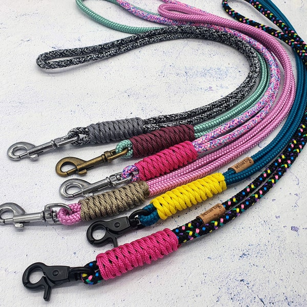 Schlüsselband aus Tau, Geschenk für Freund oder Freundin: Seil-Paracord-Lanyard, mit Karabiner für Hundepfeife, Schlüssel, Namensschild...