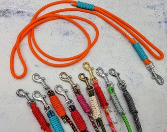 Hundeleine aus Tau für kleine Hunde, Tauleine aus 6mm Seil für Chihuahua, Havaneser, Pudel, Hausleine, leichte Leine mit Paracord